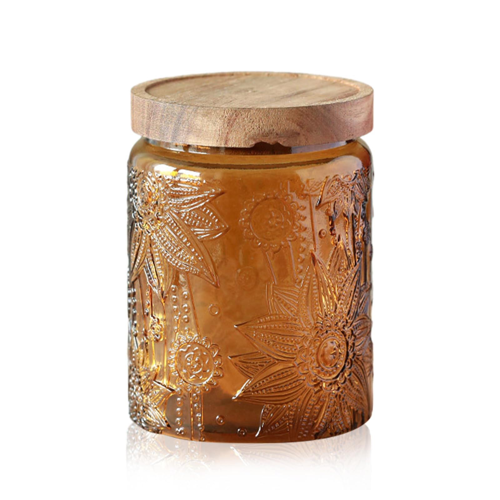 Kiss Me Vintage Glass Jars With Lid 700ml Airtight Colored Mason Jar
