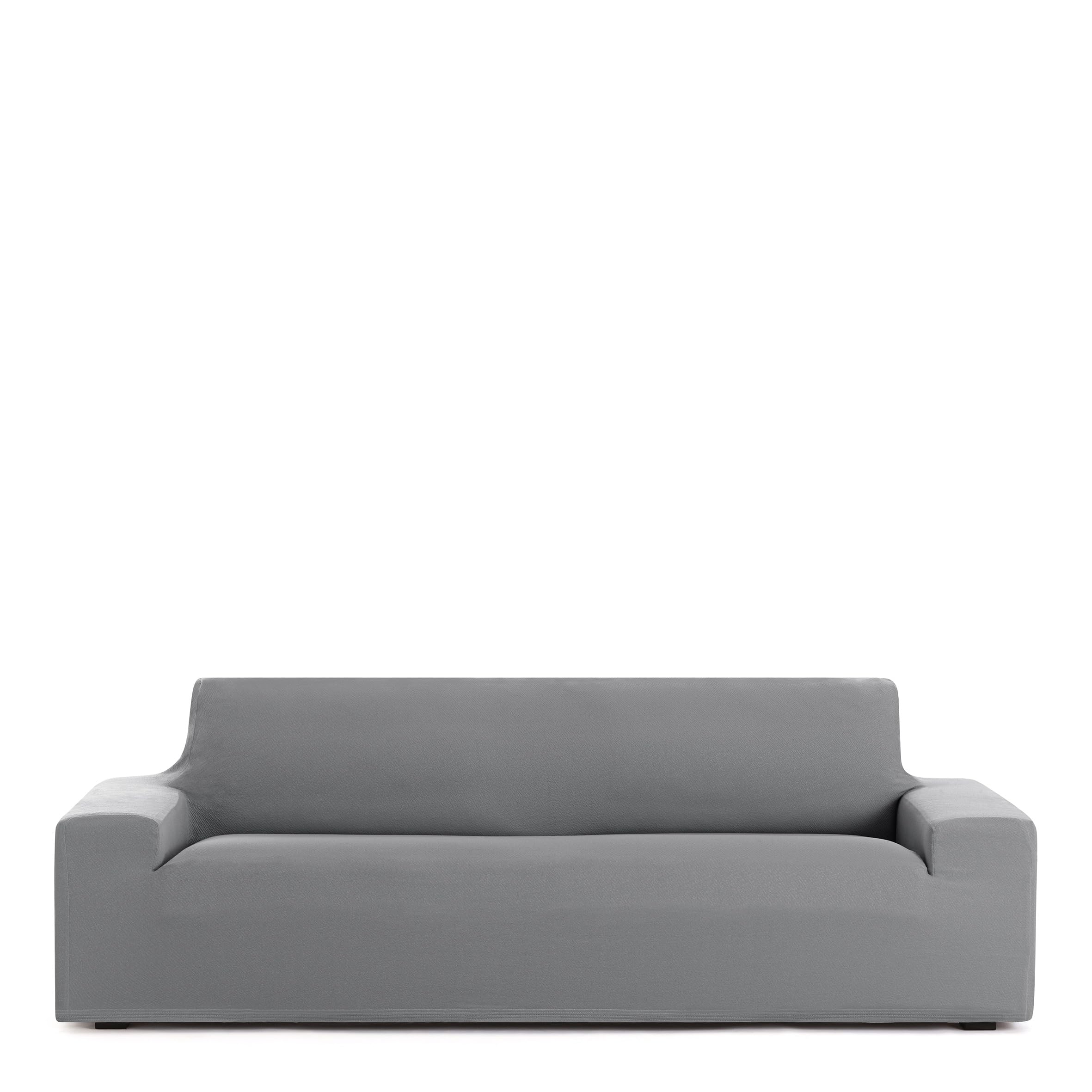 Eysa Harlem Bi-Elastic Sofa Cover 4 Seater Grey