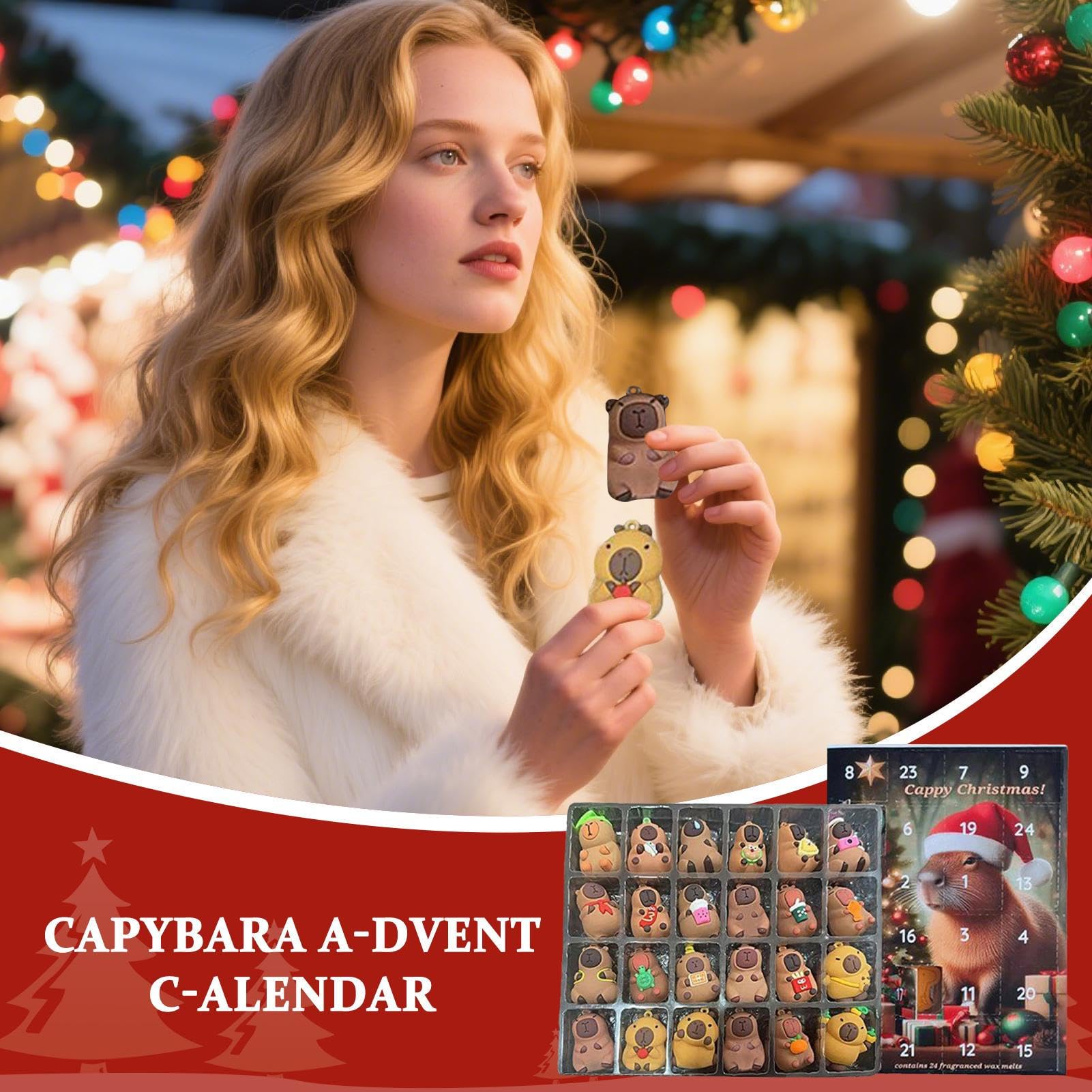Calendriers 'Avent Capybara 2025 - Calendrier Pour Le Compte À Rebours