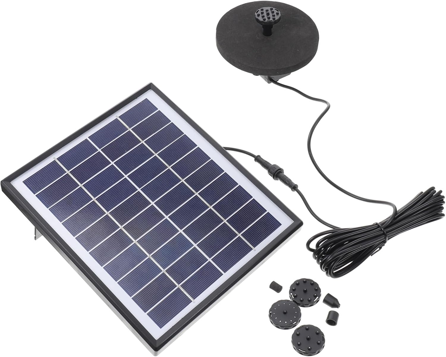 Generic H Solar Water Pump Outdoor Floating Fountain Energy-Saving Garden Decoration Solar Powered Landscape Pump for Courtyards