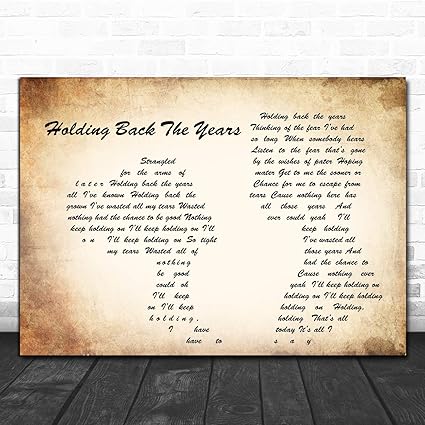 Citation De Paroles De Chanson Holding Back The Years Man Lady Couple Framed Rose Gold Small A5 Amazon Fr Cuisine Et Maison Citation De Paroles De Chanson Holding Back The Years Man Lady Couple Framed Rose Gold Small A5 Amazon Fr Cuisine Et Maison