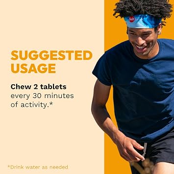 SaltStick Electrolyte FastChews - 120 Count Orange Flavor - Chewable Electrolyte Tablets for Hydration, Salt Tabs - 10 Count (Pack of 12)