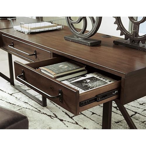 Ashley Furniture Starmore Home Office Desk Return, Brown