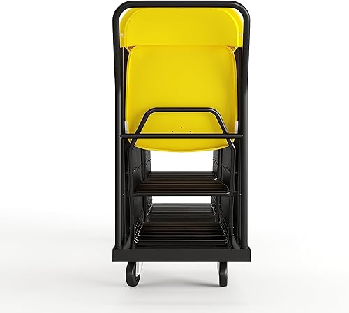 Vista 27 de Black Folding Table Dolly for Round Folding Tables or 4-6 FT. Rectangular Folding Tables