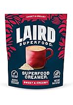Laird Superfood Non-Dairy Superfood Creamer - Coconut Powder Coffee Creamer - Sweet & Creamy - Gluten Free, Non-GMO, Vegan - 8 oz. Bag, Pack of 1