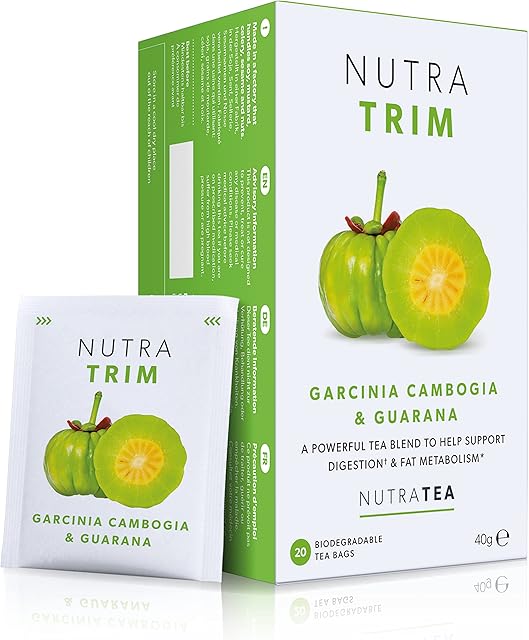 NUTRATRIM - Metabolism Tea | Detox Tea - Aids in Digestion & Controls Sugar Cravings - 20 Enveloped Tea Bags - By Nutra Tea - Herbal Tea