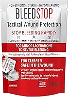 Vista 10 de BleedStop™ Polvo de primeros auxilios para coagulación de la sangre, kit de trauma, pacientes anticoagulantes, seguridad para acampar