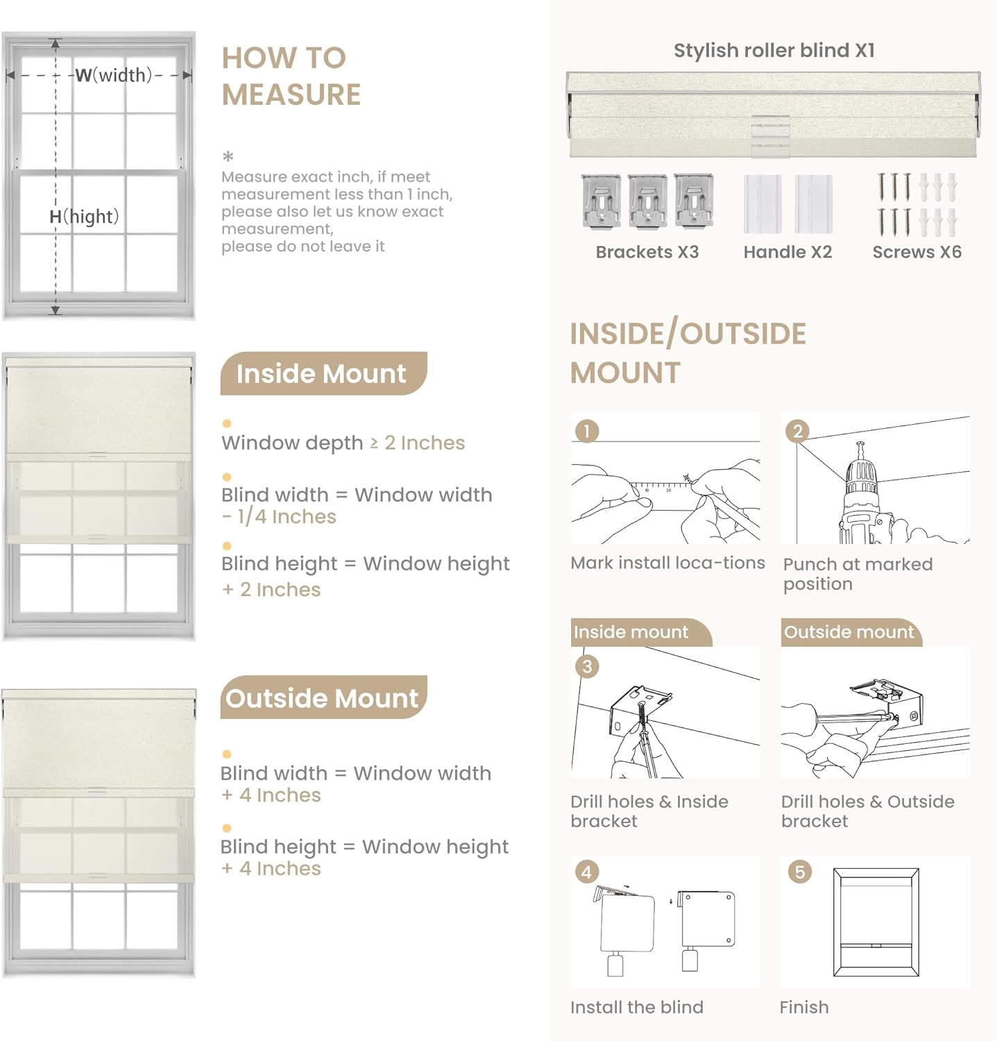 Boolegon Cordless Dual Roller Shades, Double Window Shades Similar-Colors with Valance, Blackout and Light Filtering, Day and Night Roller Blinds for Home, Jacquard Black and Black, Custom Size