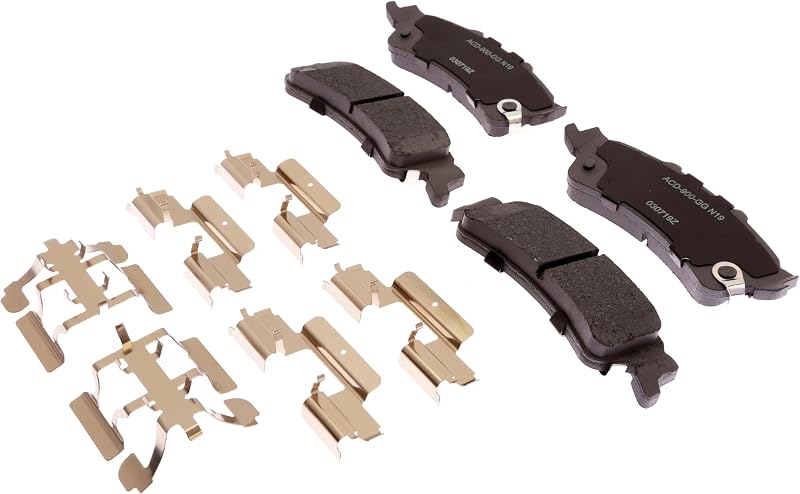 Pastilhas de Freio Traseiras Cerâmicas ACDelco Silver 14D792CHF1 com Clips – 1 conjunto