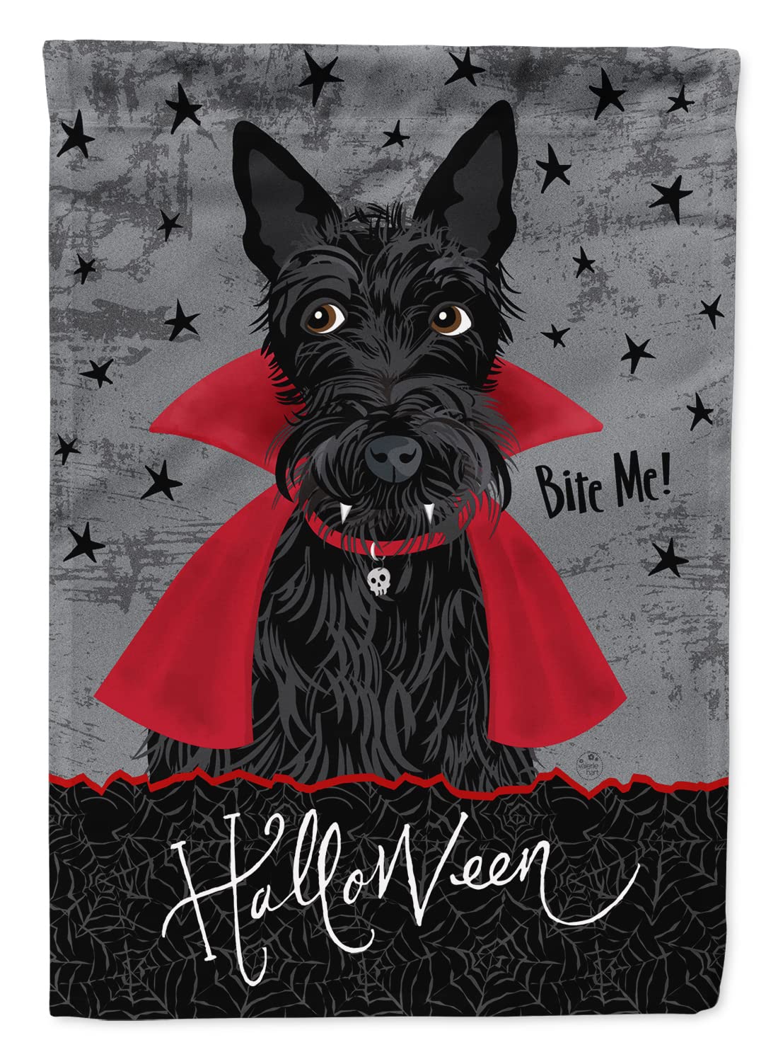 Vampire Scottie toile de jardin multicolore Caroline's Treasures VHA3037CHF pour terrasse animée
