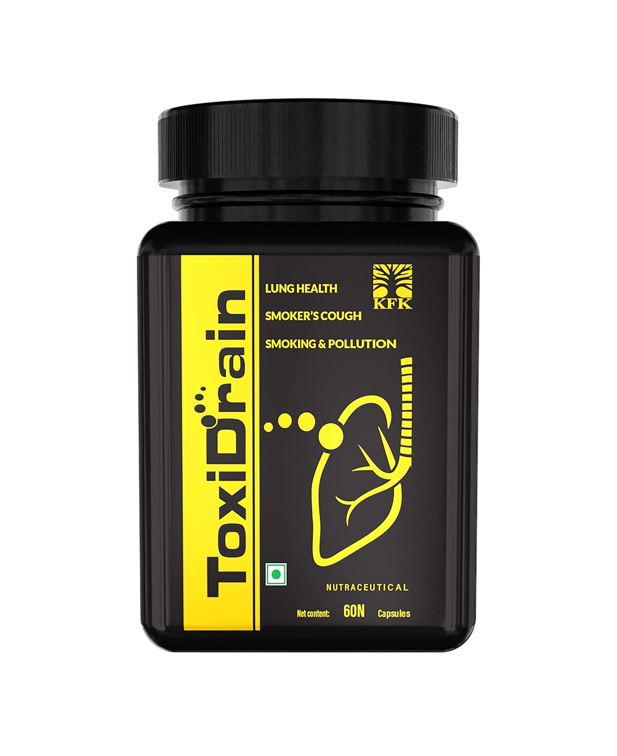 Buy KFK Healthcare Toxidrain Lung Cleansing Capsules with Ginger