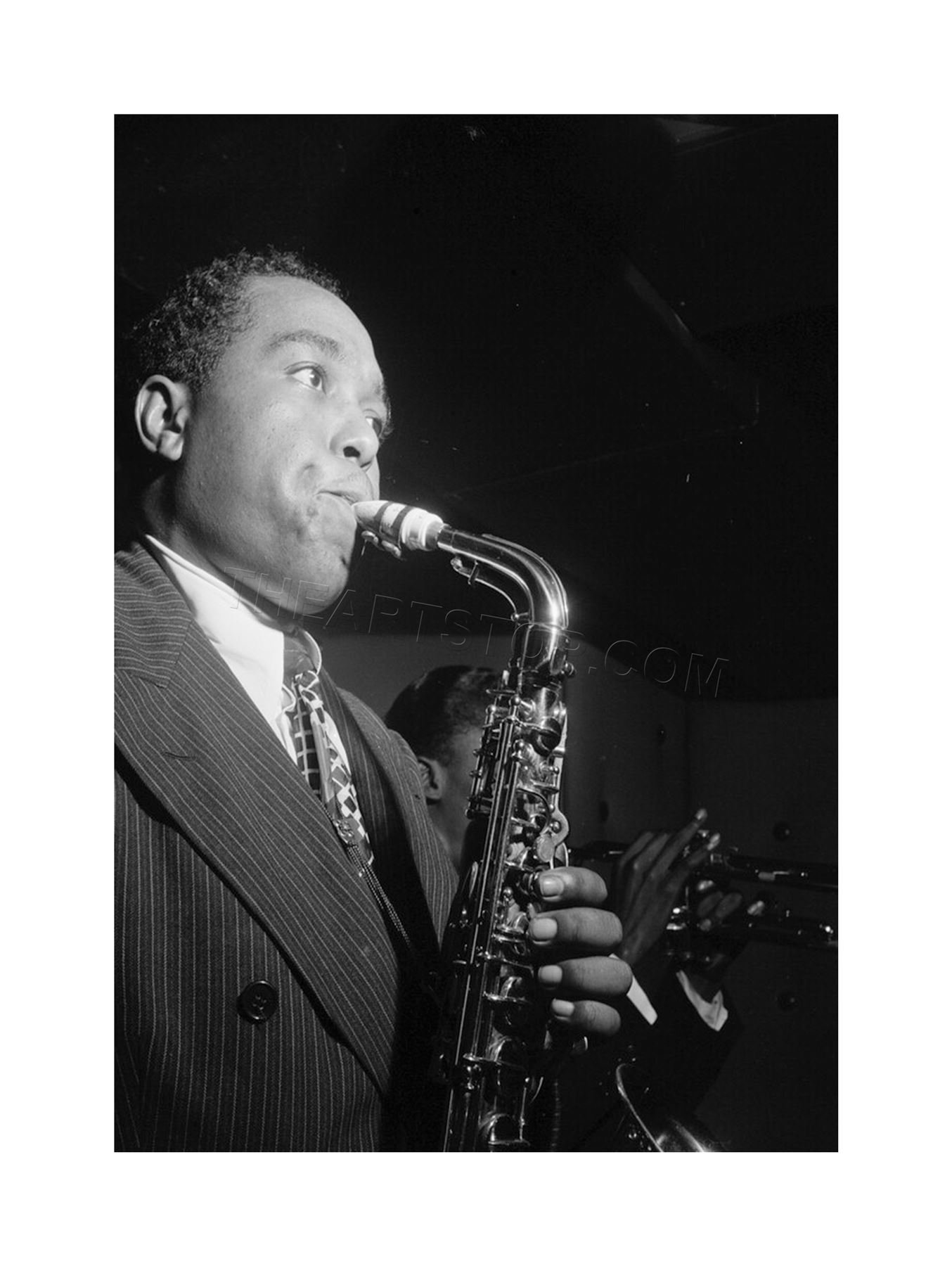 Wee Blue Coo Music Vintage Photo Charlie Parker Jazz Music Sax Legend Wall Art Print