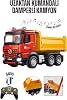 Remote Control Dump Truck Full Function Rechargeable Work Machine Pickup Truck 5 Modes Sound Effect Light