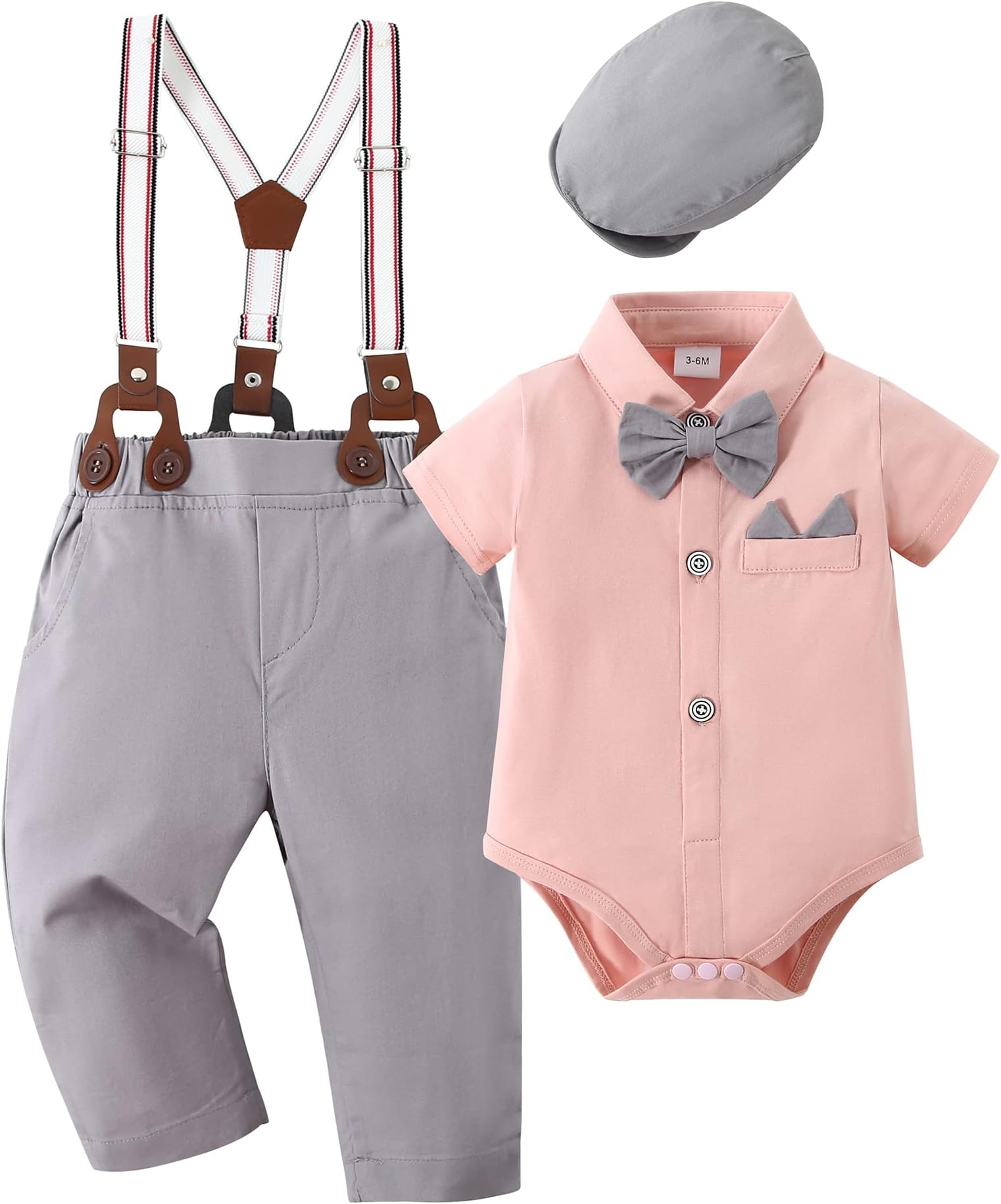 YALLETbaby-boys Baby Short Sleeve Suit Baby Short Sleeve Suit