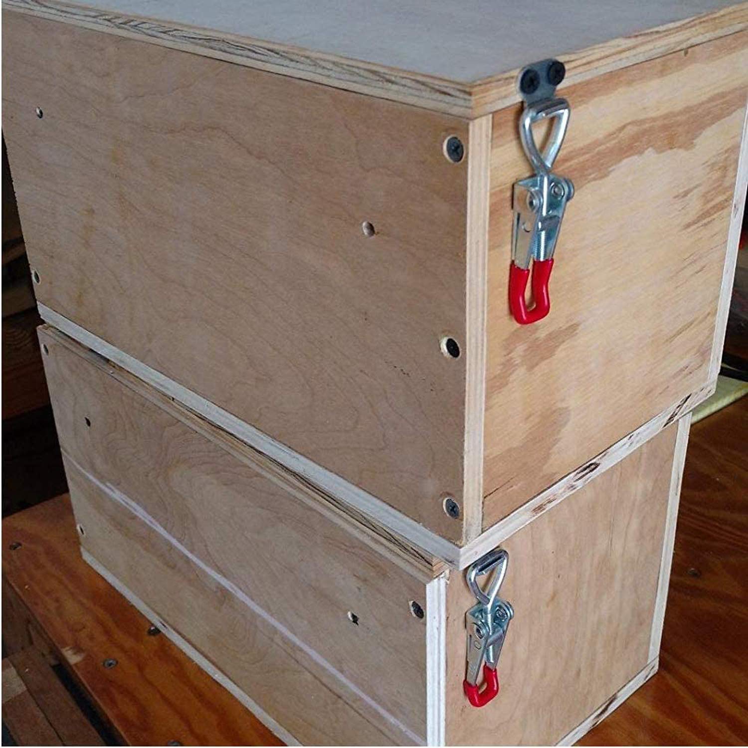 8 Morsetti A Ginocchiera In Ferro Zincato - Chiusura A Leva, Carico 90kg, Per Cassetti E Armadi - Foto 7