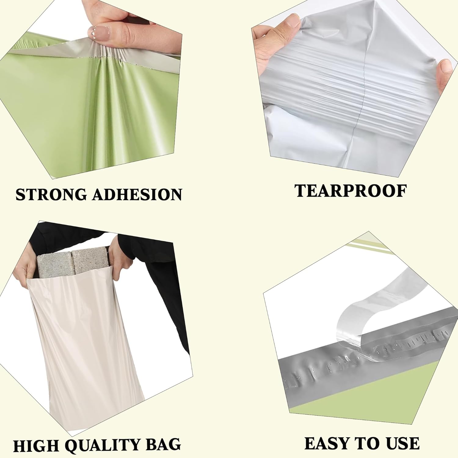 Custom Poly Mailer Bags,Personalized Packaging bags for Botique Retail and Online Business,Custom Self-Seal Mailing Bag,Custom Shipping Envelopes Printed Logo/Text/Slogan,Custom Postage Bag (50)