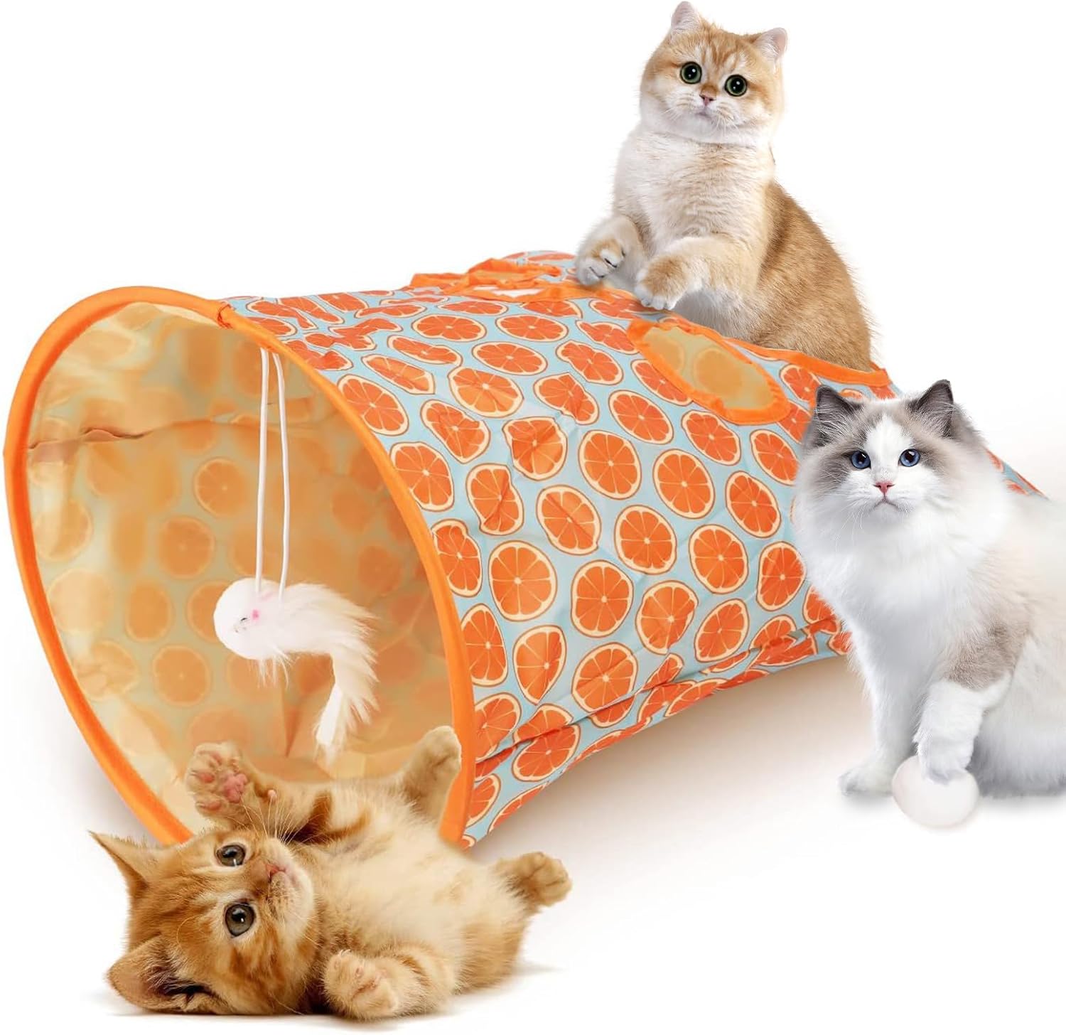 Cat Tunnel Bags for Indoor Cats, Cat Tube Tunnel Cat Pet Toys, Cat