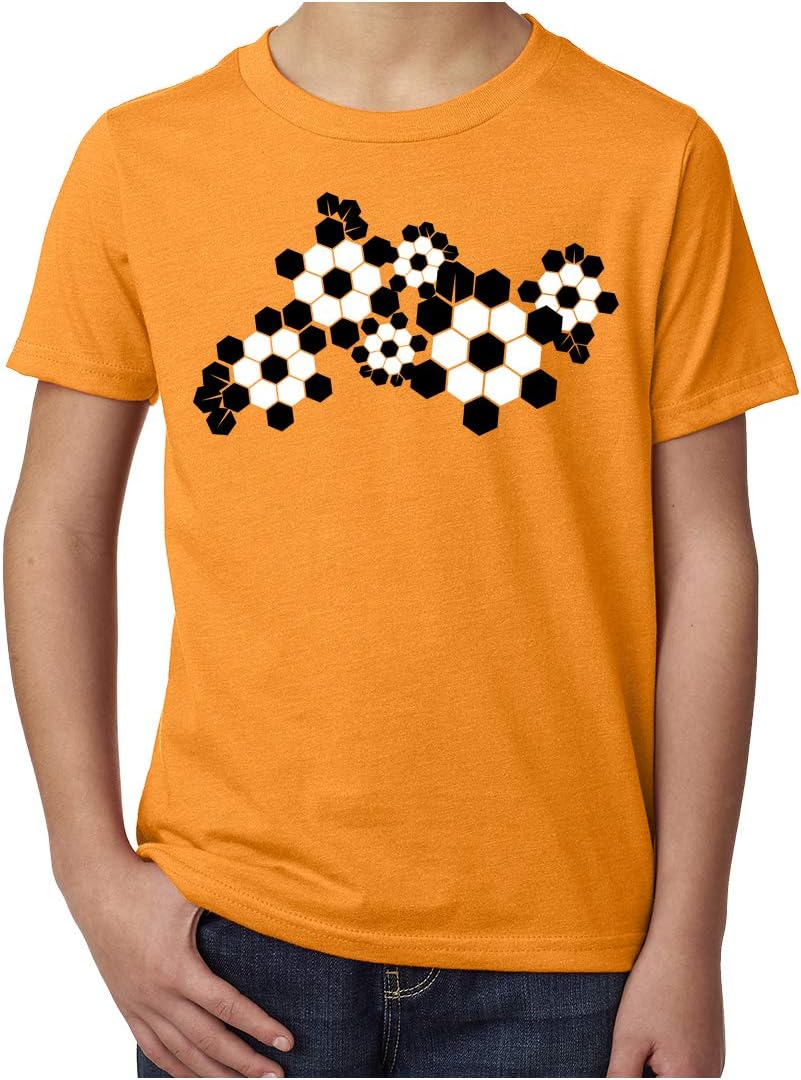 Floral Soccer Ball T-Shirts Kid's Sports T-Shirts, Youth Soccer Shirts