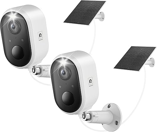 Miniatura 9 de Cámara de seguridad solar e inalámbrica para exteriores, visión nocturna a color, 2K, detección de movimiento PIR, batería, WiFi 2.4 GHz, alarma