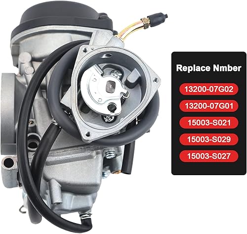 Miniatura 2 de Carburador LTZ 400 compatible con Suzuki LT-Z400 QuadSport Z 2003-2007, Kawasaki KFX400 2003-2006, Arctic Cat DVX400 2004-2007, Yamaha Raptor 350