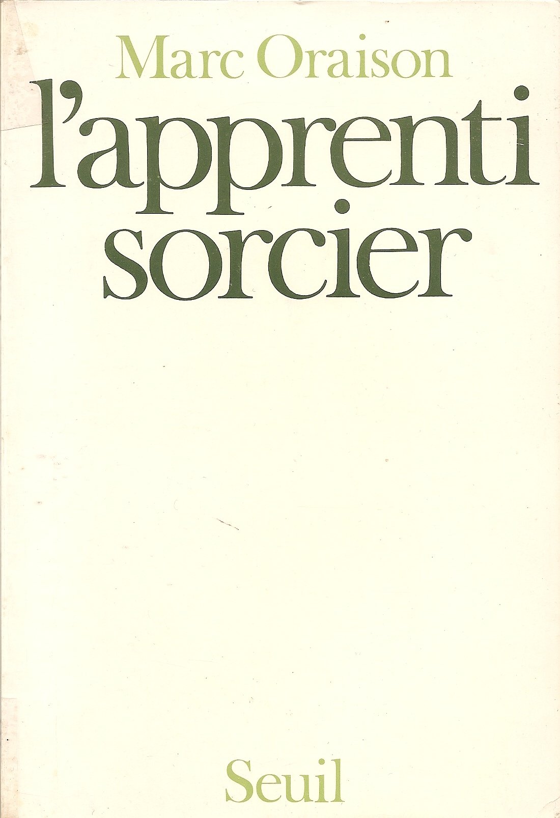 Buy L'apprenti sorcier (French Edition) — BookShops.in