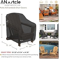 Vista 47 de Funda para sofá biplaza (2 asientos) y muebles de patio/exteriores, 58 pulgadas de ancho x 32.5 pulgadas de profundidad x 31 pulgadas de alto, Beige