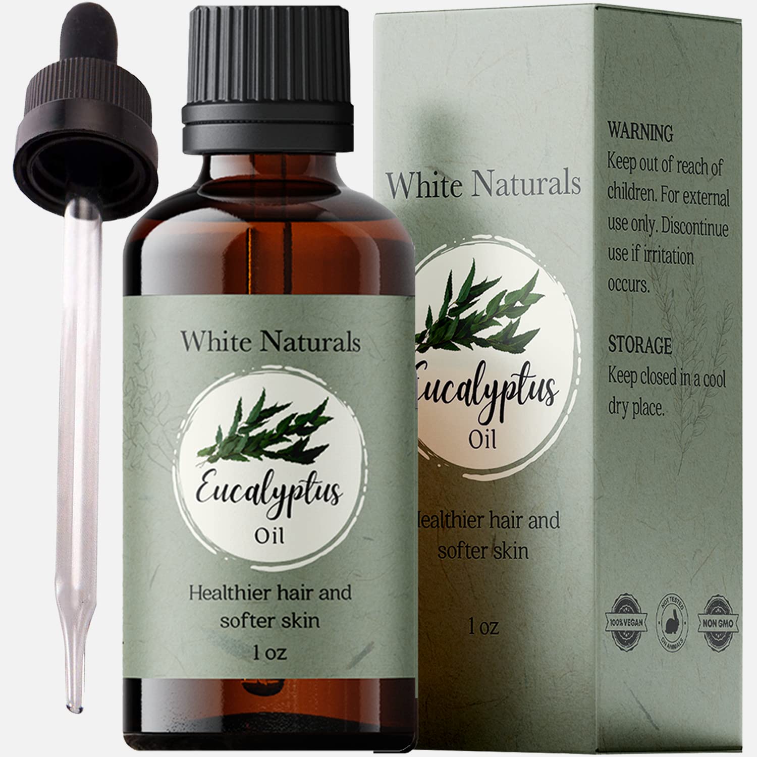 Organic Eucalyptus Essential Oil - 100% Pure & Natural -Premium Therapeutic Grade - Undiluted Homeopathic Aromatherapy Scented, Great for DIY Soap Making, Massage