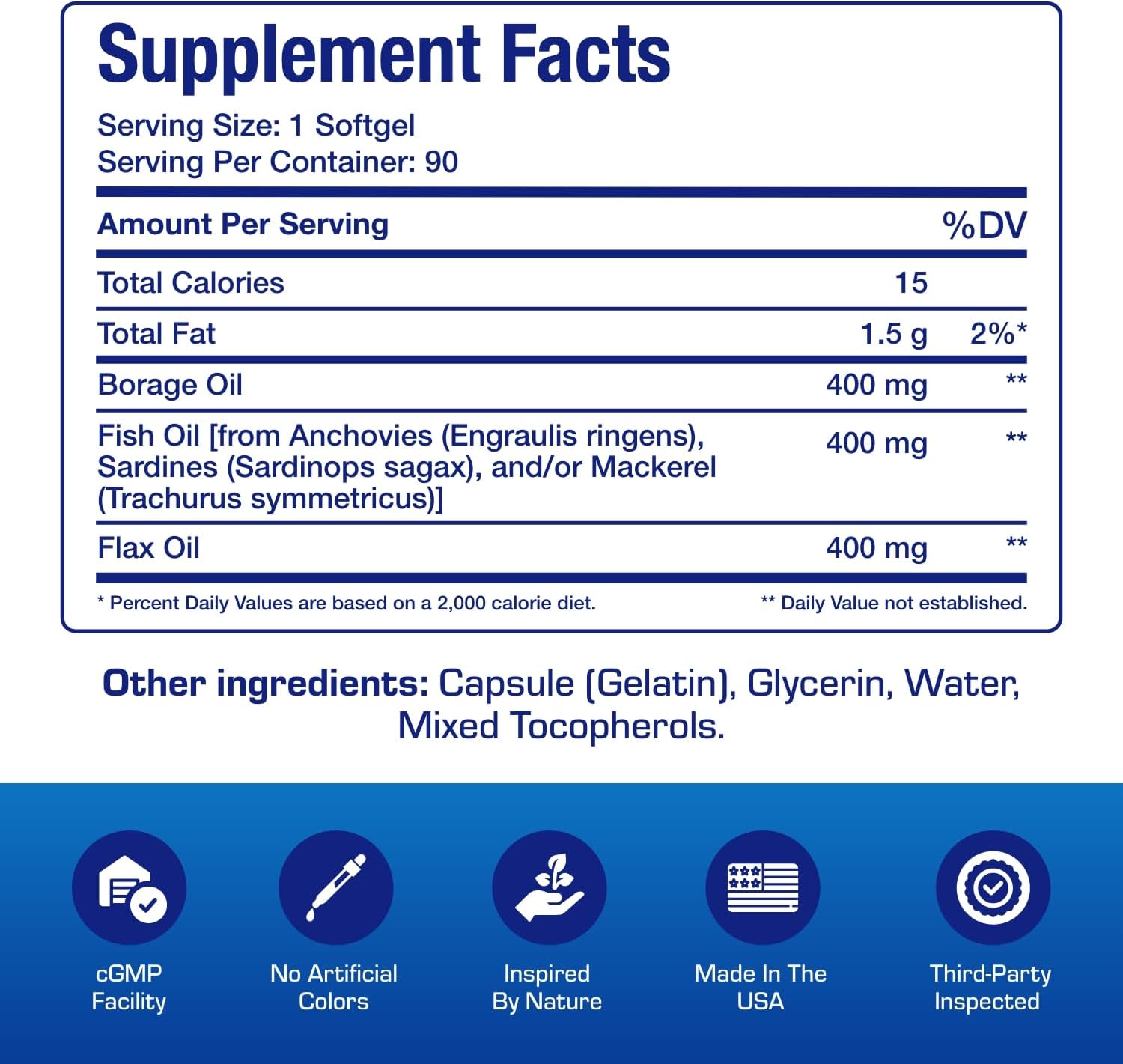 Fish Oil Omega 3 6 9 Supplement - Full Spectrum Clinical Formula Fish Oil Pills with Omega-3 Fatty Acids EPA & DHA plus GLA ALA Oleic Acid and More for Brain Heart & Overall Health - 90 Day Supply