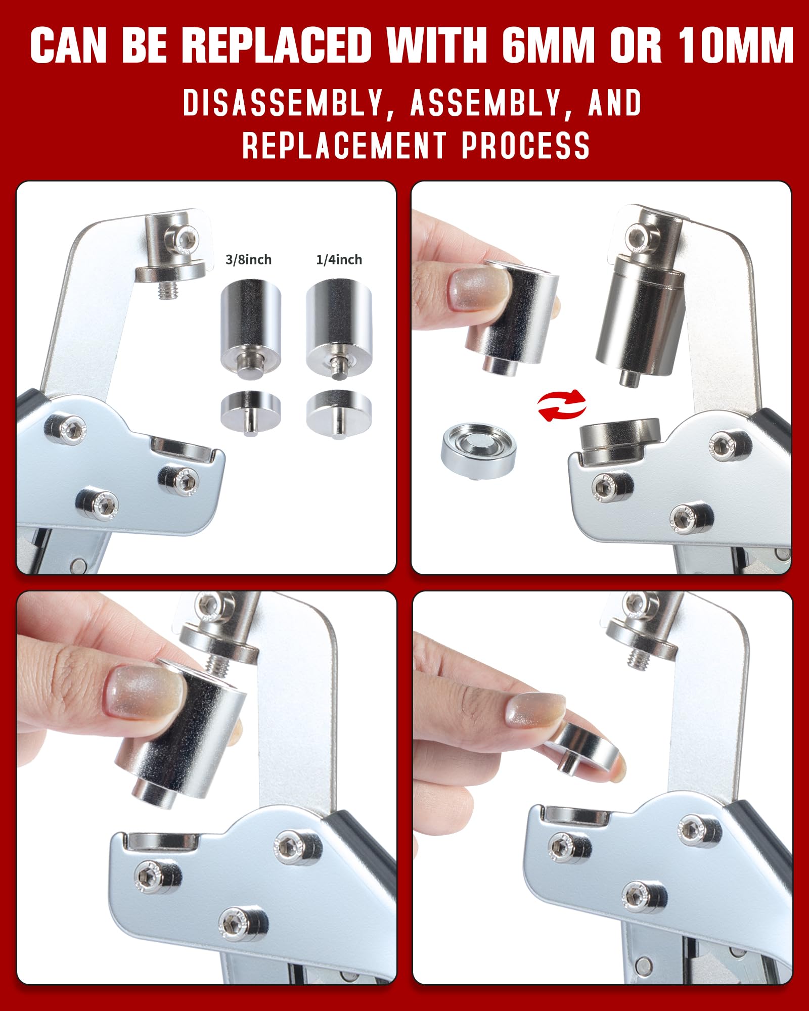 Stainless Steel Grommet Kit - DIY Repair & Installation -5 Stainless Steel Grommet Kit - DIY Repair & Installation -5