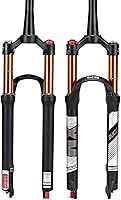 Vista 9 de BUCKLOS Horquilla MTB de Suspensión de Aire de 120mm para Viaje, 26/27.5/29, Ajuste de Rebote 1 1/8 Tubo Recto/Conico QR 9mm, Bloqueo Manual/Remoto