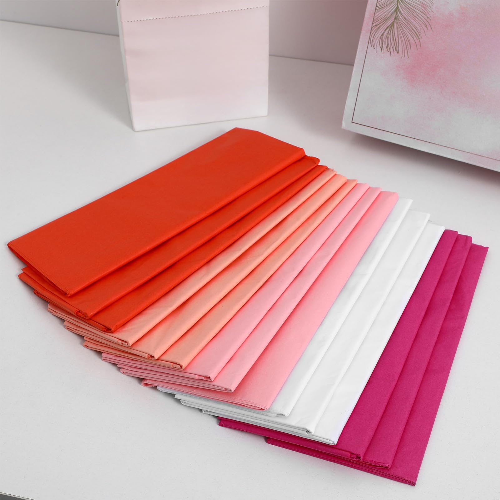 OHPHCALL 150feuilles Papier Papier Thin Lot De Blanches Pour Bricolage Et Décorations De Fête