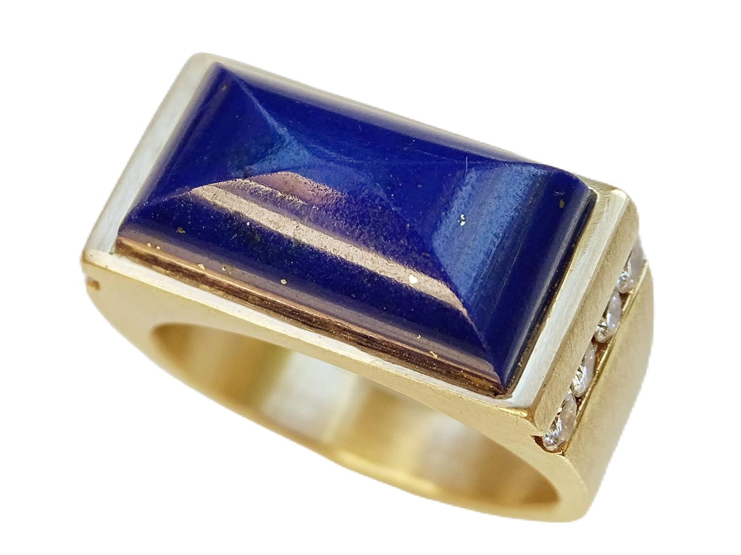 mens emerald ring gold silver, celtic wedding ring for him, mens engagement ring, mens wedding band emerald, mens pinkie ring molten silver : Handmade Products