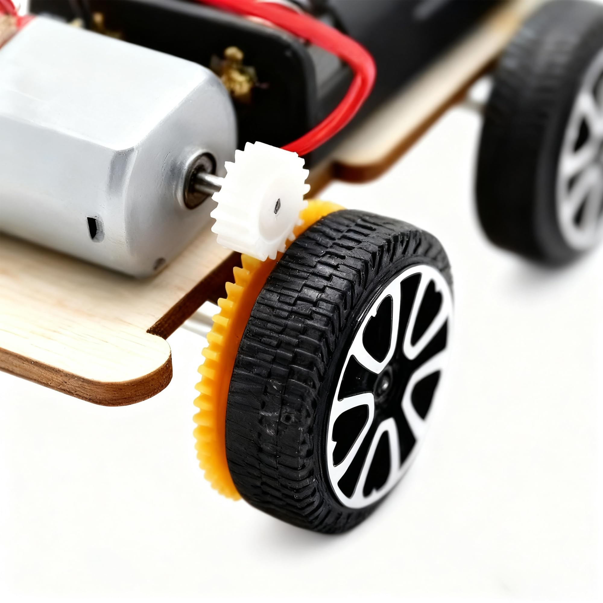 72 PCS Set Ingranaggi Plastica Piccolo Ingranaggio Plastica Traduzione Ingranaggi Modellismo Piccoli Set Fai da Te Giocattoli Modelli Robot Gear (A)