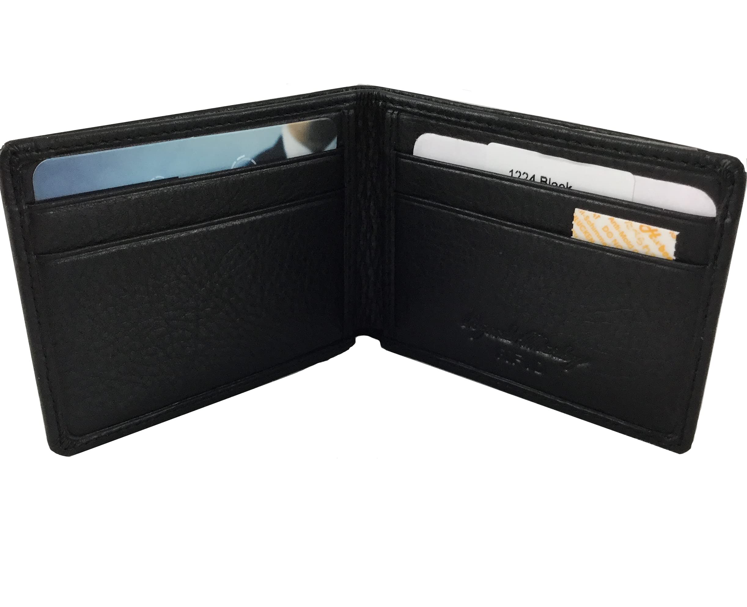 Osgoode Marley RFID Ultra Mini Thinfold Mens Bifold Wallet - Black