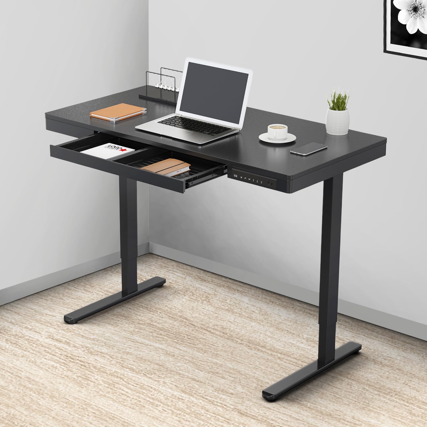 See full amazon price history chart for White Mulberry Motorized Height Adjustable Desk with USB Charging, Drawer|Spacious Ergonomic Design|Preset Height Controller|Sit Stand Desk for Office, Home Study, Workstation Table|1200X600mm|Black White Mulberry Motorized Height Adjustable Desk with USB Charging, Drawer|Spacious Ergonomic Design|Preset Height Controller|Sit Stand Desk for Office, Home Study, Workstation Table|1200X600mm|Black (B0CPFN27Z2) Amazon Price History, Amazon Price Tracker