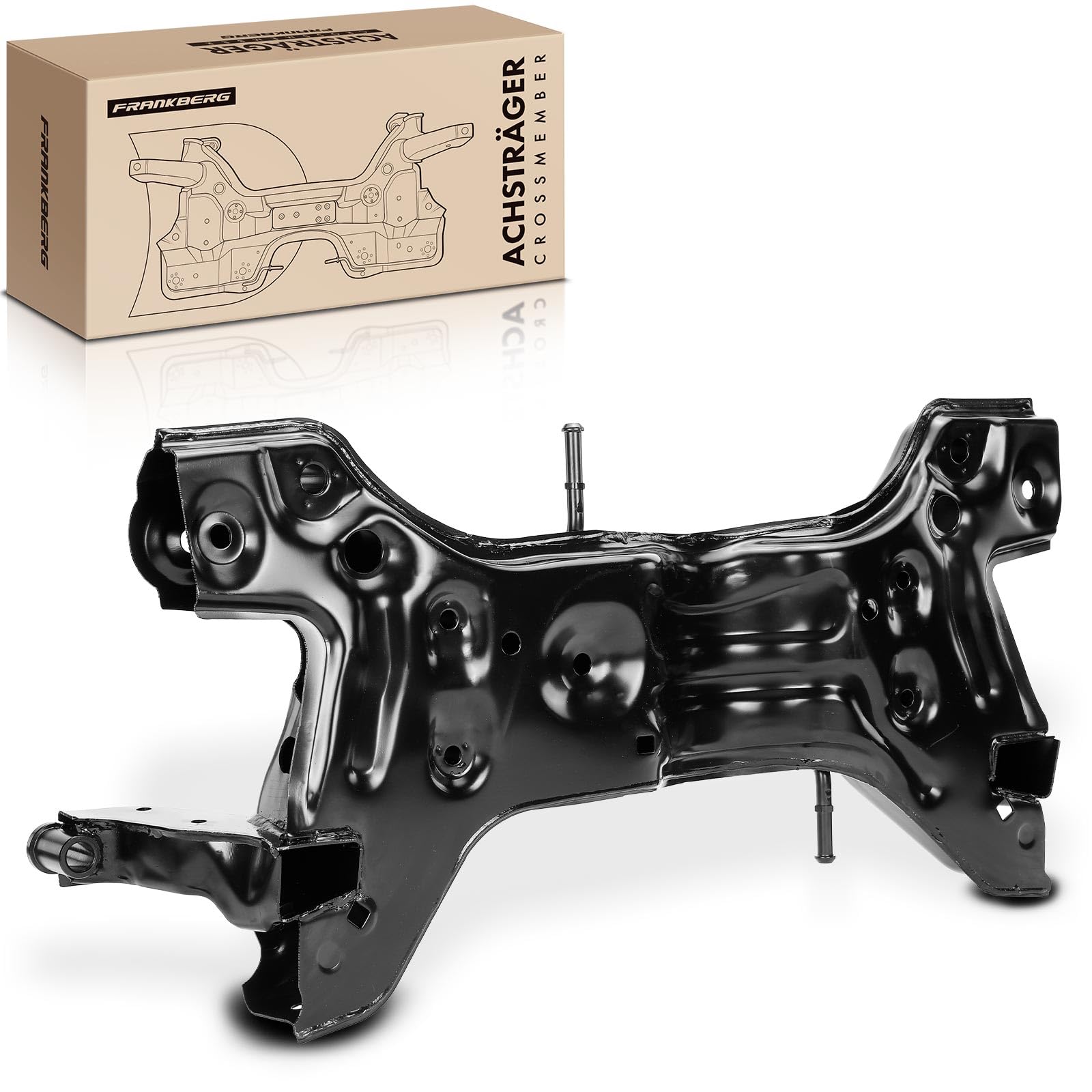 Frankberg Achskörper Achsträger Motorträger Vorderachse Kompatibel mit Polo 6R 6C 1.0L-1.6L 2014-2020 Fabia II 542 1.2L-1.6L 2006-2014 Room.ster 5J7 1.2L 2010-2015 Replace# 6R0199315J