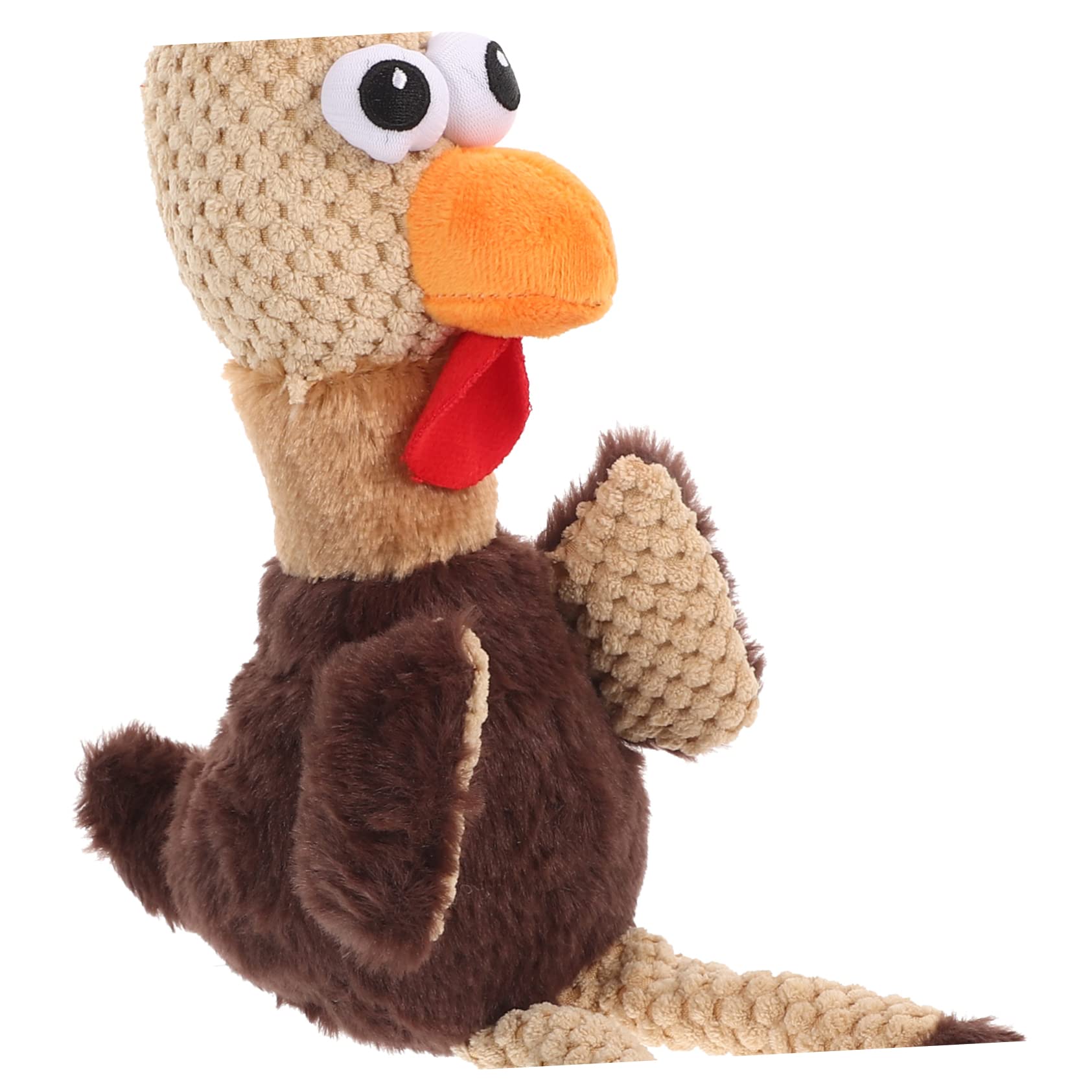 POPETPOP 2piezas Juguete para Mascotas Forma De Pollo Juguete De Masticación Interactivo para Perros Divertido y Resistente para Cachorros para Jugar y Limpiar