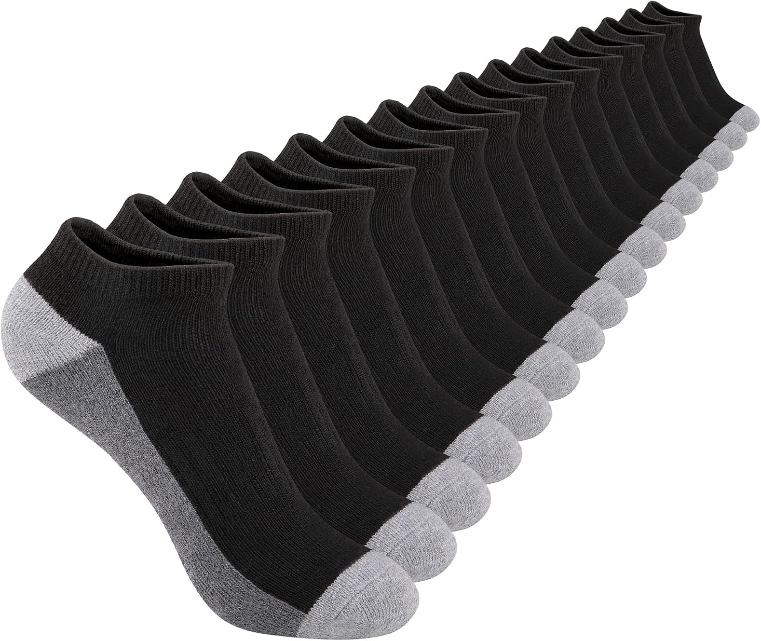 Comfoex Boys Ankle Athletic Low Cut Socks - 8 Pairs for 6-8, 4-6, 8-10 Years Old - Half Cushioned Short Socks