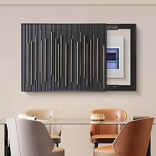 Wall Art Decorative Fuse Box Covers, Breaker Box Cover Decorative for Hide Meter Box, Electrical Fuse Box Cabinet - Great for Home Decor (Slide Cover, 24" L×20" H / 60×50cm)