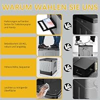 Congumi összecsukható kemping WC papírtartóval és telefontartóval 4