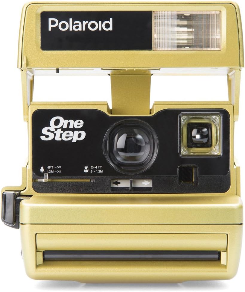 Polaroid 600 Instant Camera One Step Close Up Gold (4629) Special Edition