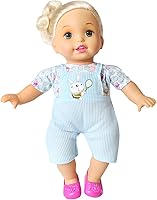 Vista 5 de BOBO clothes - Juego de 6 unidades para muñecas de 12-14-16 pulgadas, ropa de bebé, trajes de vestir, disfraces, muñecas bonitas, tela hecha a mano