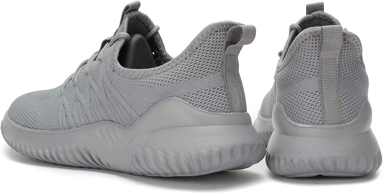  | Mens Running Shoes Slip-on Walking Sneakers Lightweight Breathable Casual Soft Sole Trainers | Trail Running