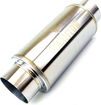 TOTALFLOW 20622 Straight Through Universal Exhaust Muffler - 5 Inch ID | Diesel Exhaust Muffler