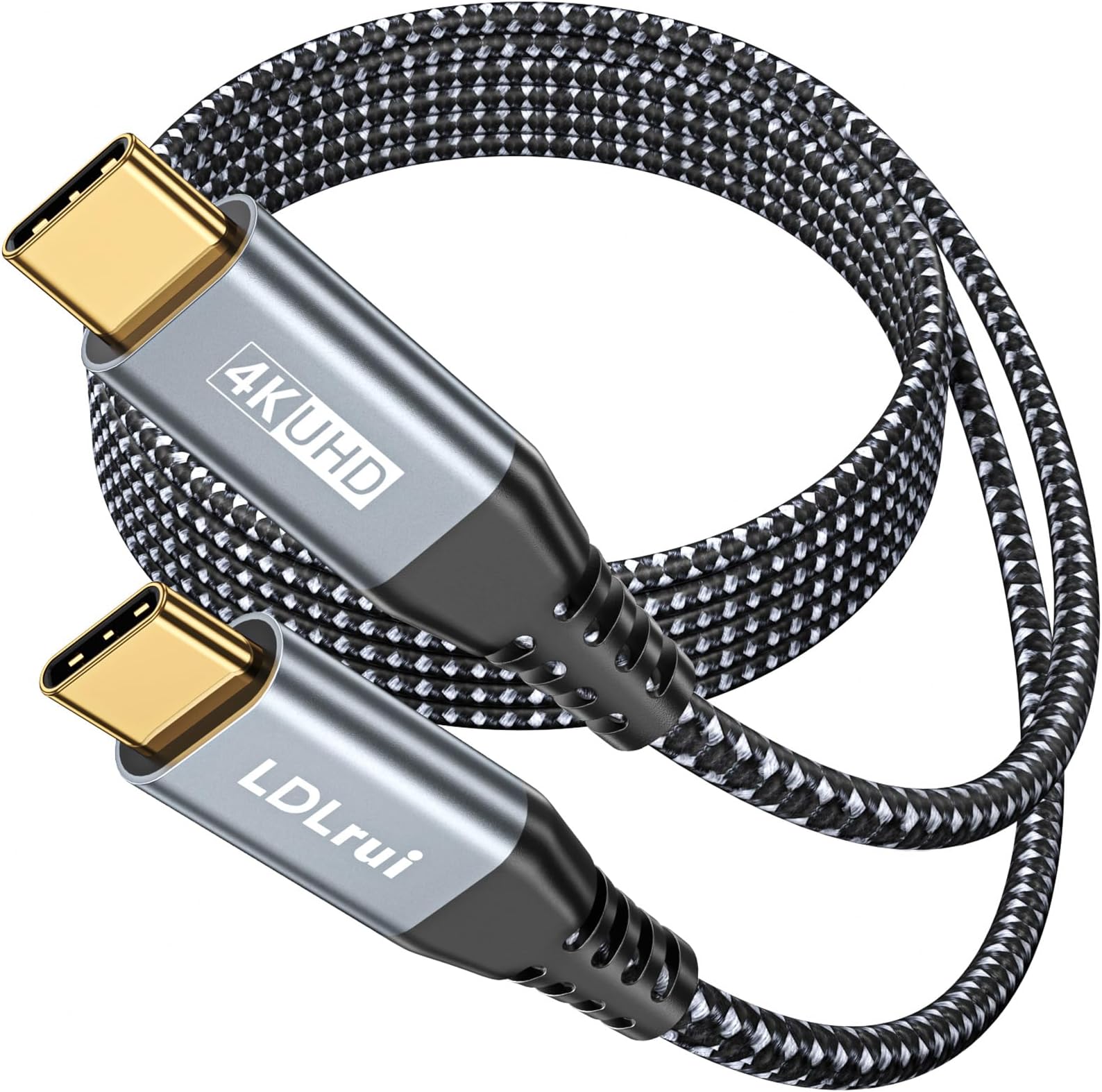 3FT USB C to USB C Cable, USBC Monitor Cable 4K Video Output, 20Gbps Data Transfer, Type C 100W PD Fast Charging Charger Cord for iPhone 16/15, iPad 10, Samsung T9, Dell Display