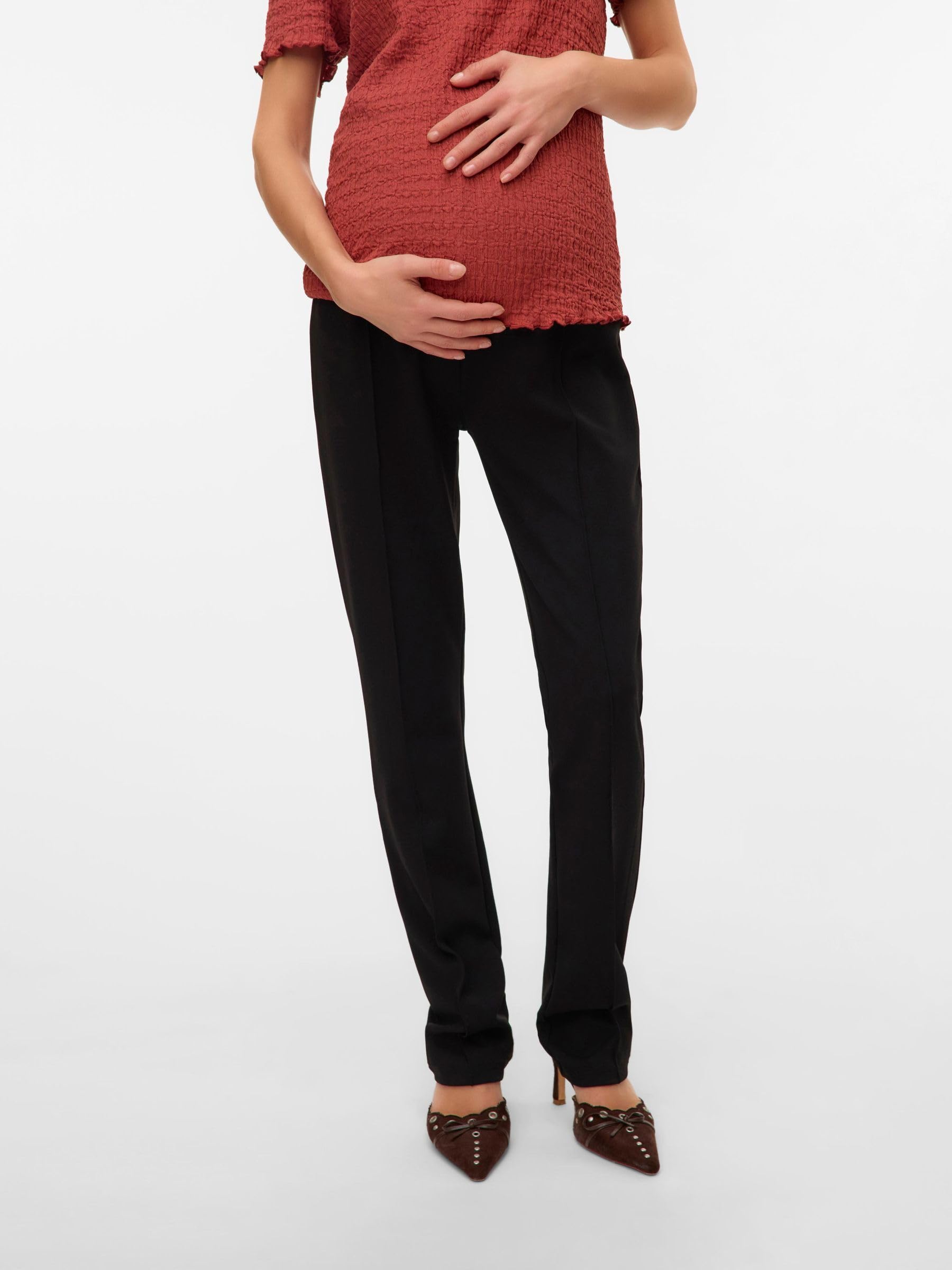 MAMALICIOUS Female Hose Normal geschnitten Hohe Taille Hosen | Trousers