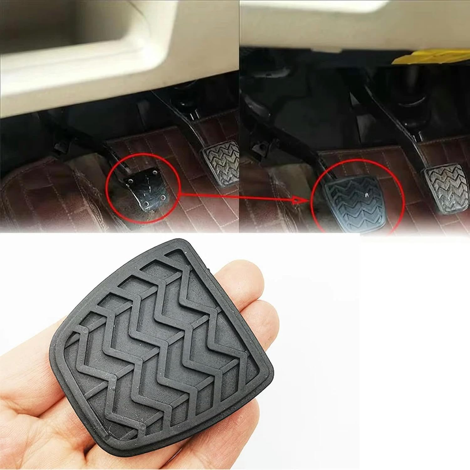 Clutch Brake Pedal Pad for Toyota Camry Corolla Echo Fj Cruiser Matrix Rav4 Solara Tacoma Yaris Sedan & Hatchback Scion