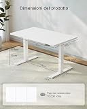 JUMMICO 140x60 bianca con 2 memorie, USB e rumore <55 dB foto 3
