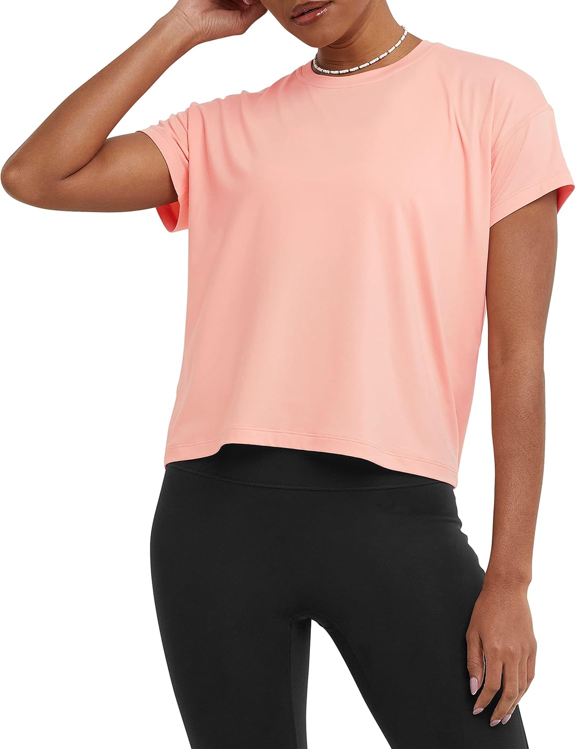 Champion Women's T-Shirt, Soft Touch, Moisture Wicking, Anti Odor, Lightweight Tee for Women