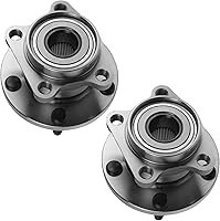 Vista 4 de Conjunto de buje y rodamiento de rueda trasera izquierda y derecha TRQ 2 piezas Compatible con Mazda CX-9 2007-2015 Todo Tracción